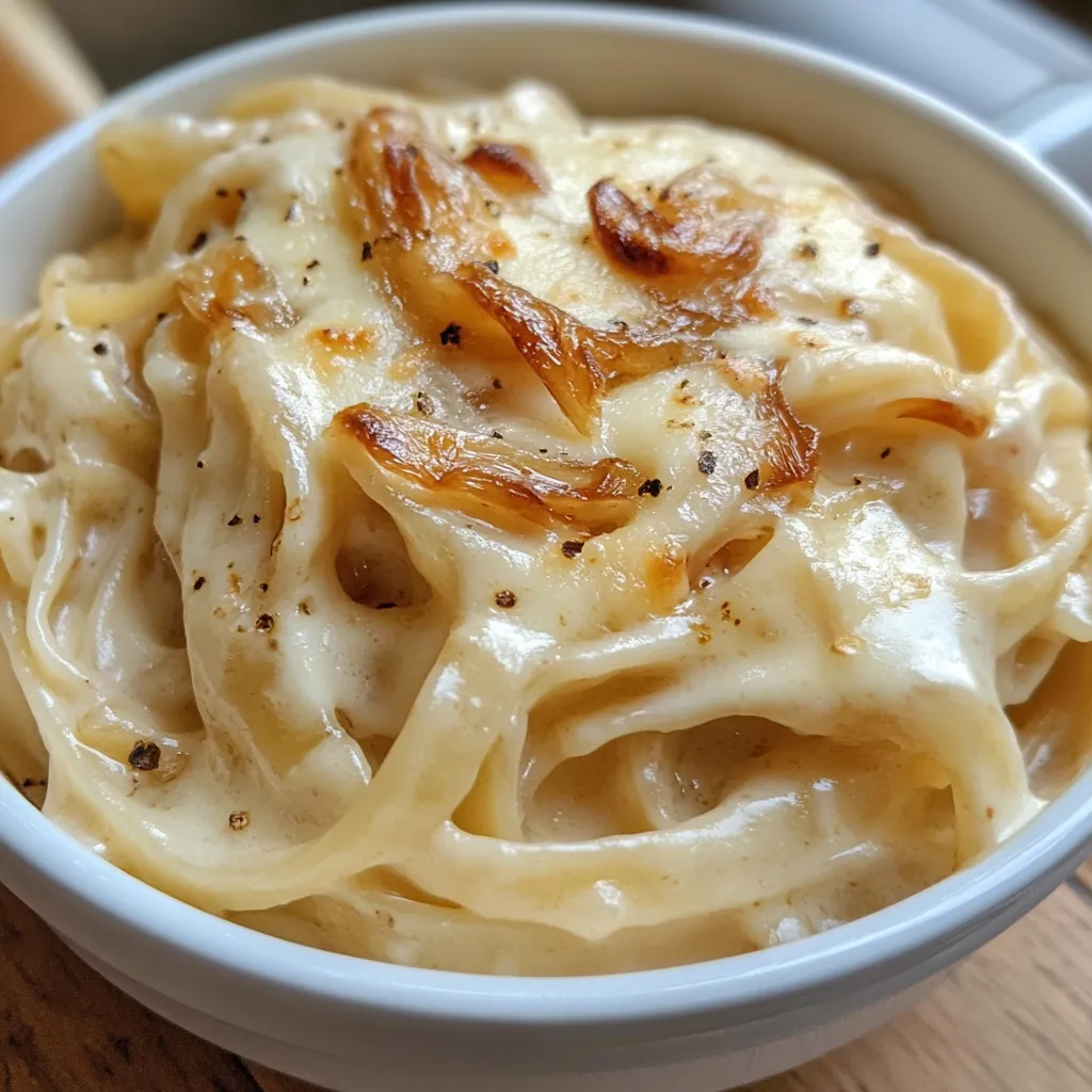 A bowl of food with cheese and onions.