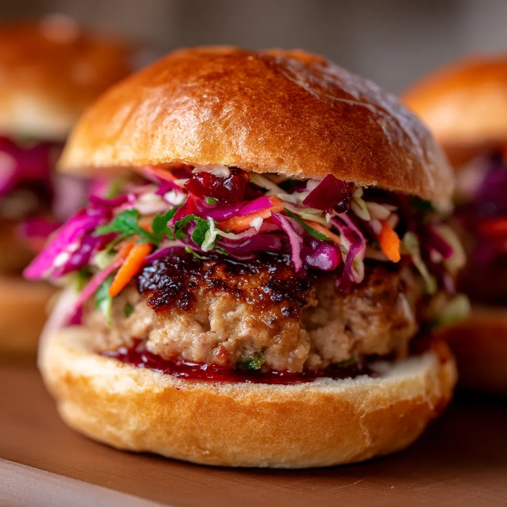 A sandwich with meat and vegetables on a bun.