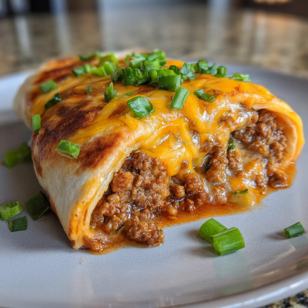 A plate of food with a burrito on it.