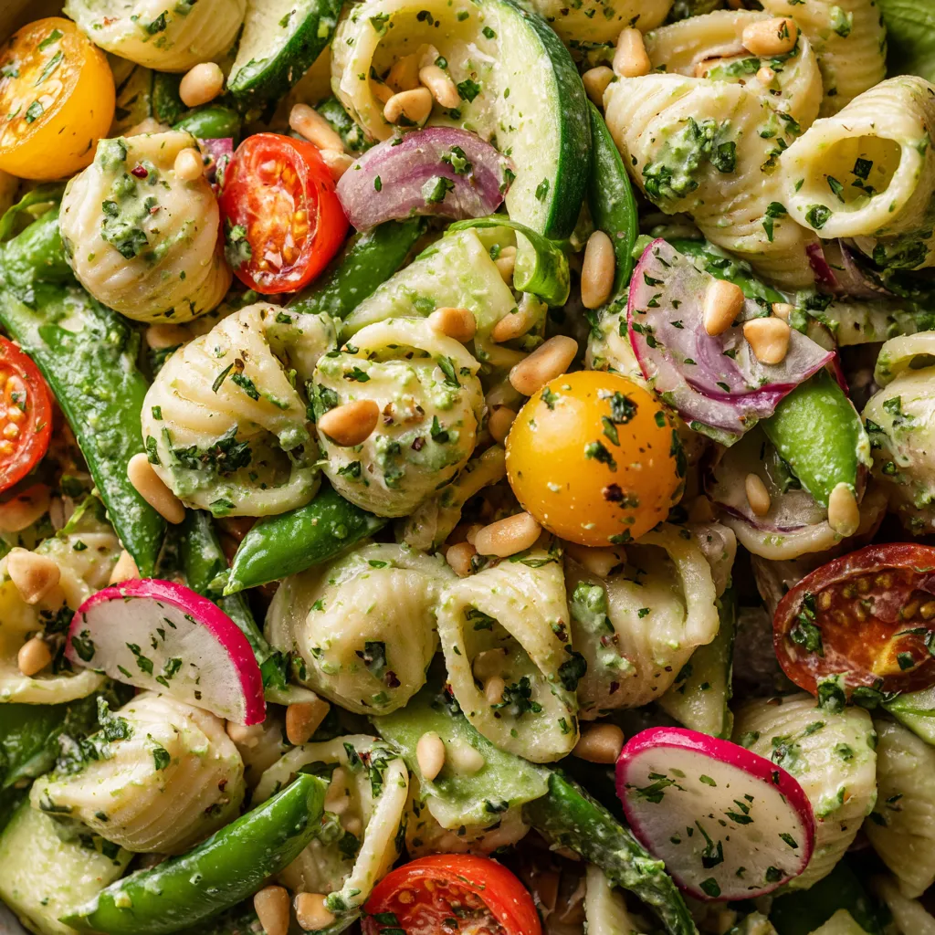 Green Goddess Pasta Salad.