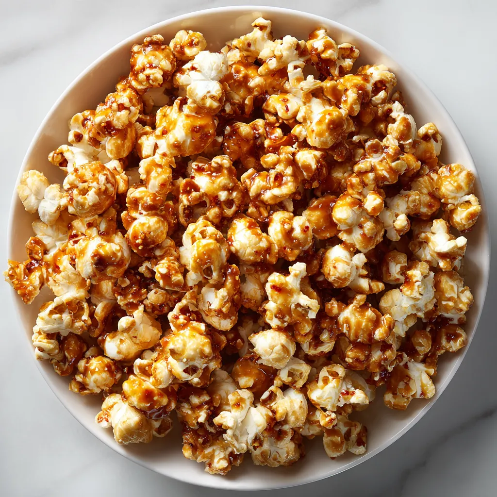 A bowl of popcorn with butter.