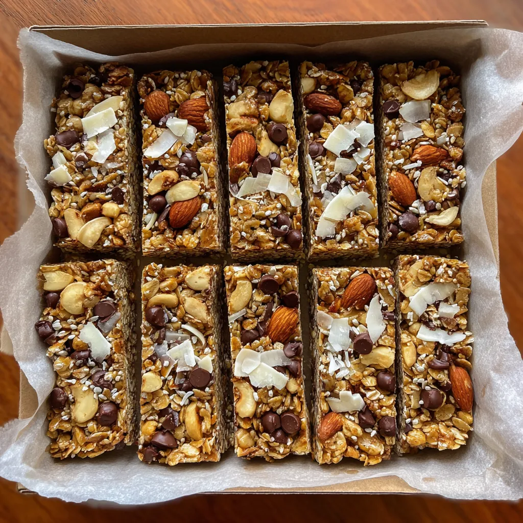 A box of granola bars.
