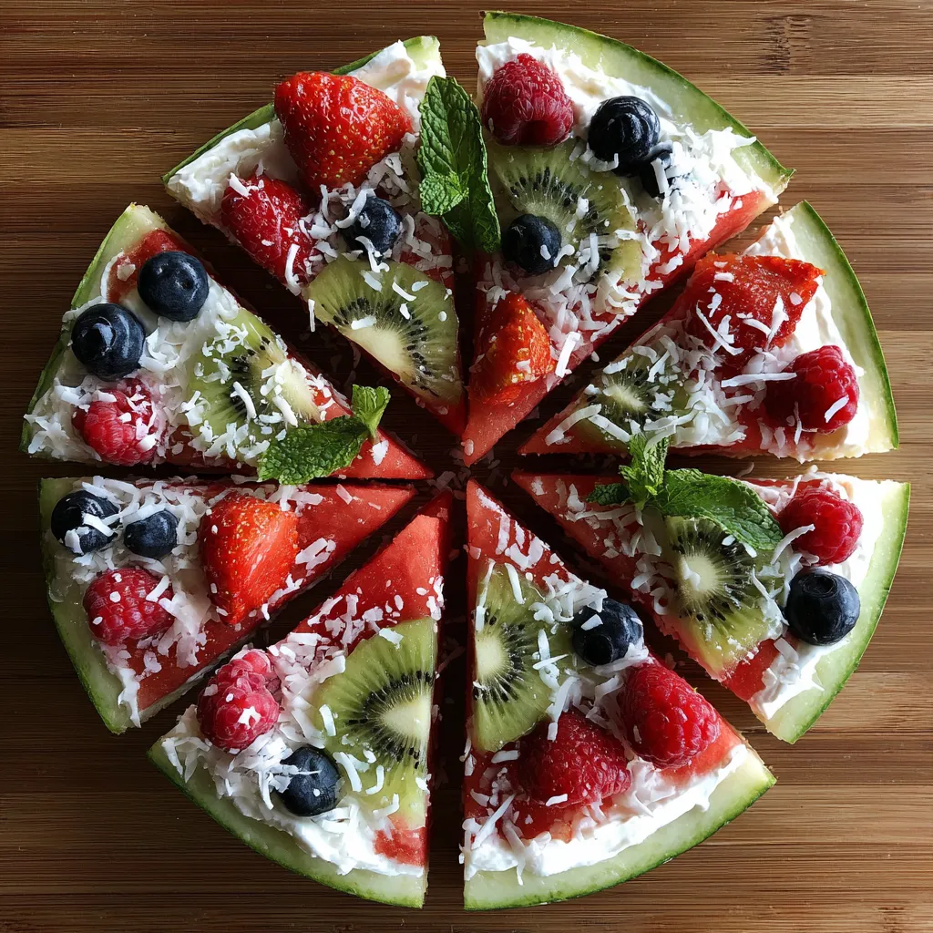 A slice of pizza with fruit toppings.