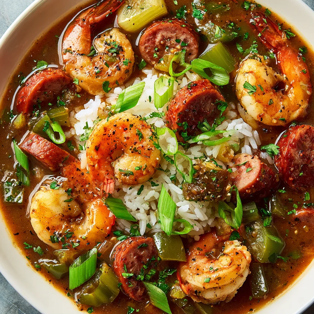 A bowl of shrimp and rice.