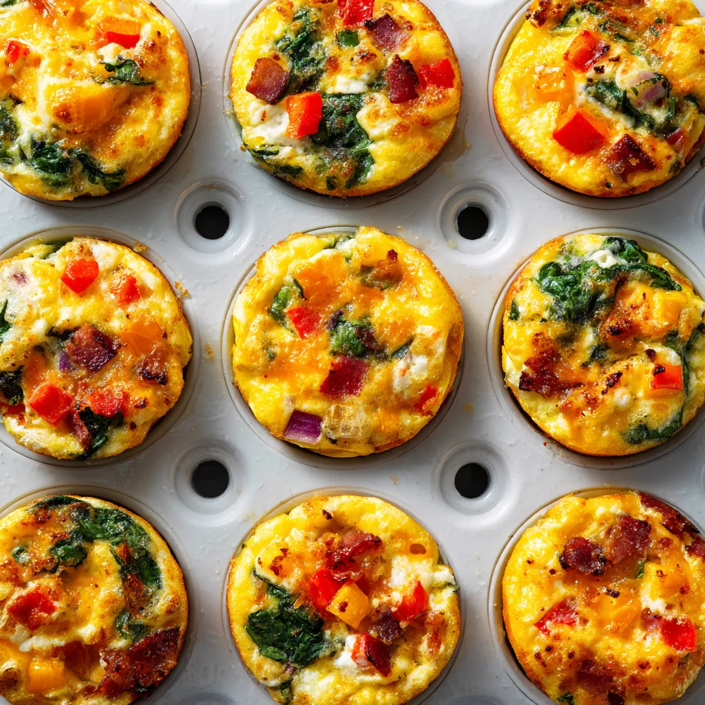 A tray of quiche with vegetables.