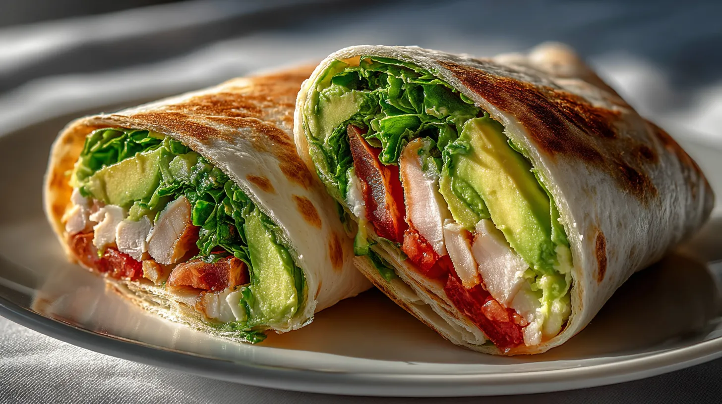 A sandwich with lettuce and tomato on a plate.