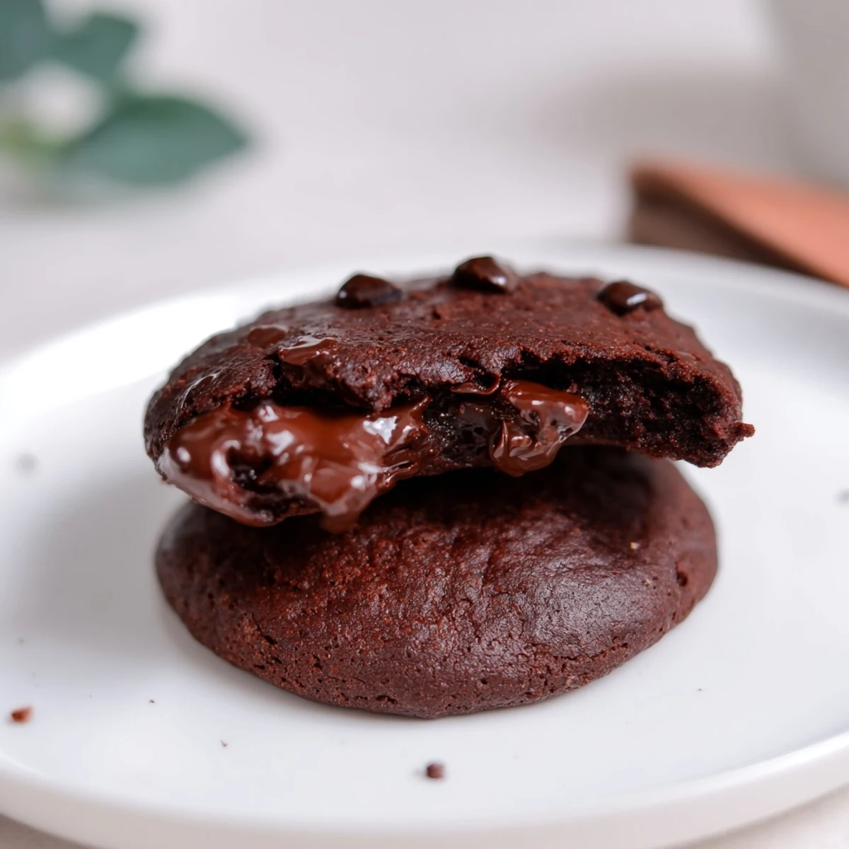 Freshly baked mini batch of Air-Fryer Chocolate Chip Cookies, perfect for a quick sweet craving.