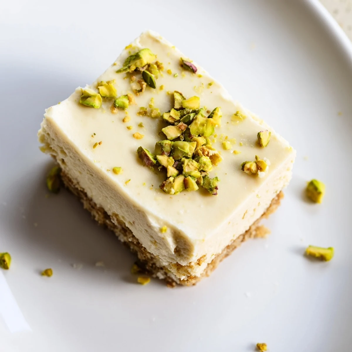 Pistachio Cheesecake Bites, bite-sized and beautiful, with a delightful green pistachio filling and crunchy crust.