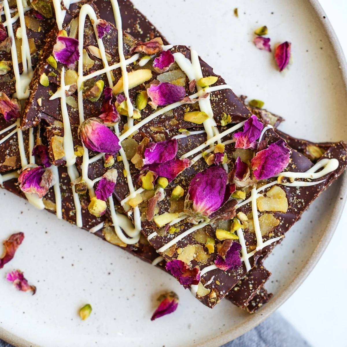 Golden, flaky phyllo contrasts with dark chocolate in this Pistachio Dubai Chocolate Bark.