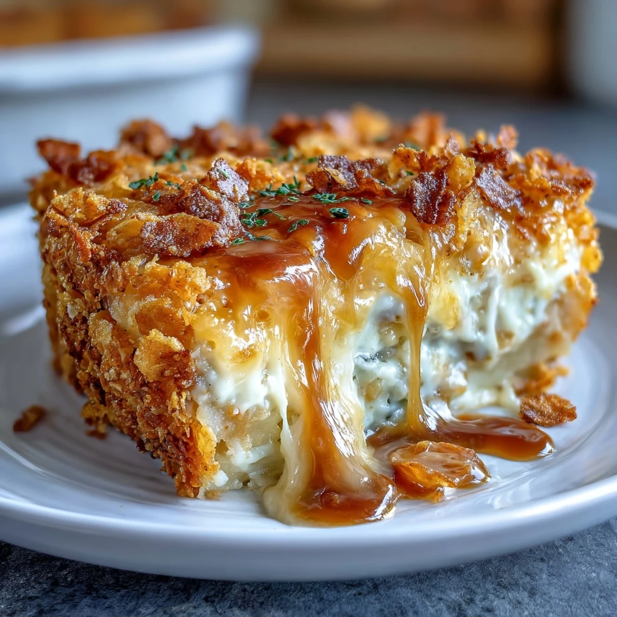 Funeral Potatoes Crispy Cornflake Cheddar