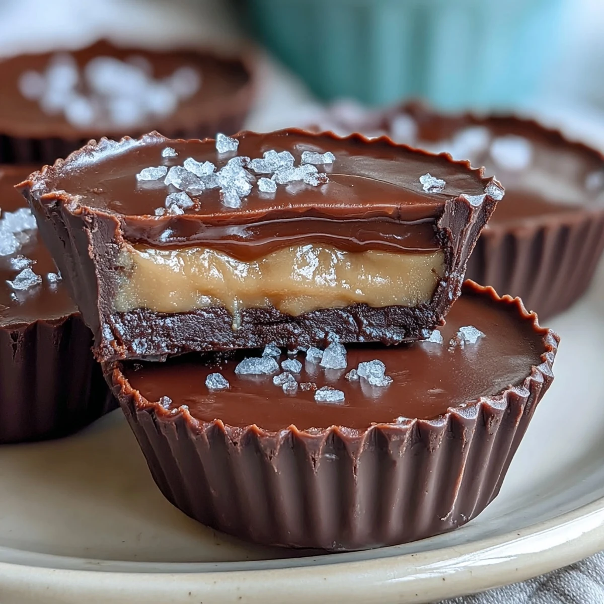 Salted Caramel Peanut Cups