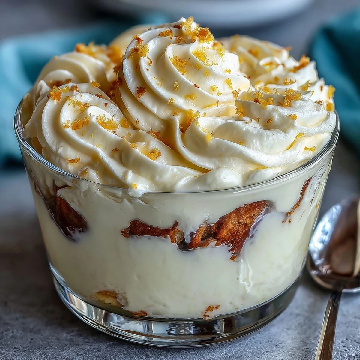 Elegant no-bake Limoncello Tiramisu Cups layered with citrus-infused mascarpone and limoncello syrup.  