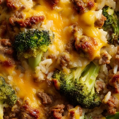 A close up of a delicious meal with rice, cheese, and broccoli.