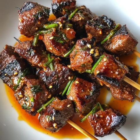 Meat on a stick.