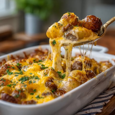A spoon is in a bowl of food.