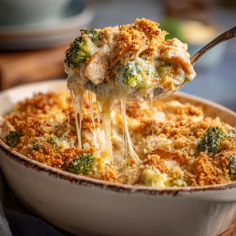 A bowl of food with broccoli, rice, cheese, and chicken.