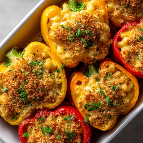 A bowl of food with peppers and macaroni.