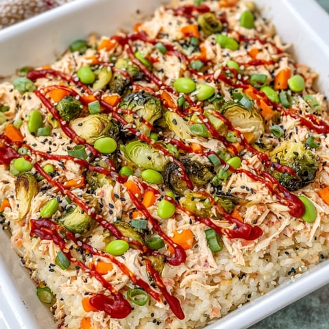 TikTok Viral Sushi Bake with Holiday Veggies boasts a creamy crab filling and colorful roasted vegetables.