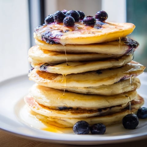 Golden and fluffy scrambled pancakes, fresh from the skillet, ready to serve with fruit and syrup.