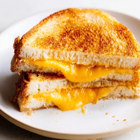Golden, crispy air fryer grilled cheese, oozing with melted cheddar, perfect for a quick lunch.