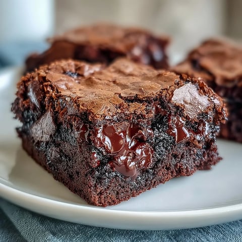 Freshly sliced Black Sesame Brownie squares showcase a rich chocolate interior with a striking nutty swirl.