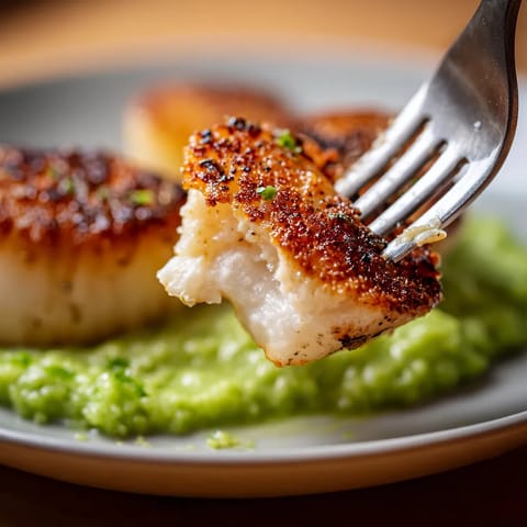 A fork is holding a piece of food.