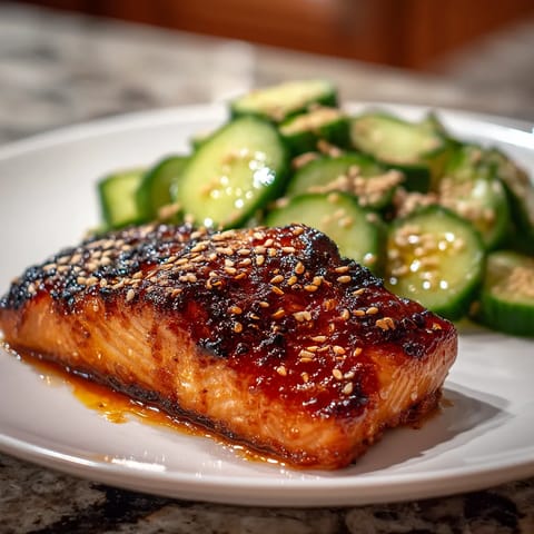 A plate of food with a piece of meat and some vegetables.