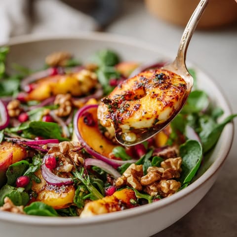 A spoon is in a bowl of food.