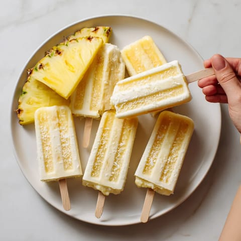 A plate of pineapple ice cream.