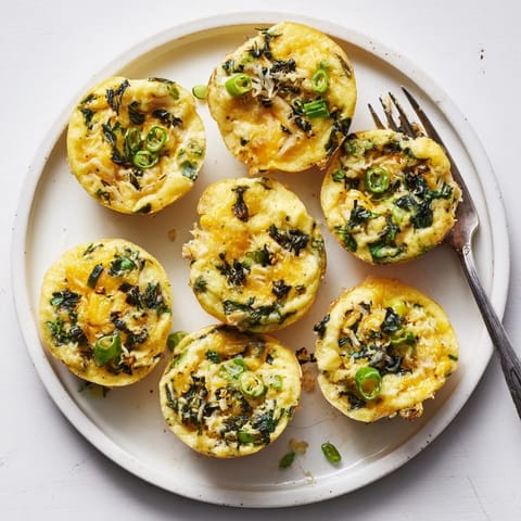 Garlic Scallion Pancake Frittatas