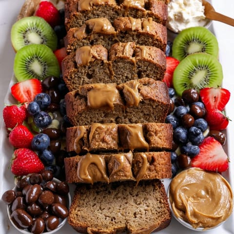 Caramel Banana Bread Charcuterie