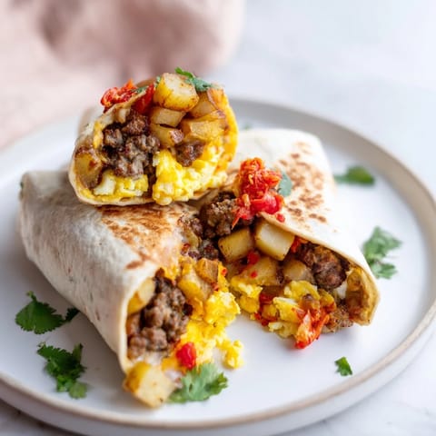 Christmas Breakfast Burritos Kimchi