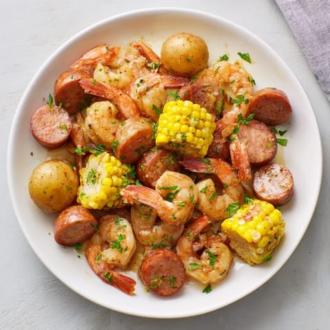 NYE Sheet Pan Shrimp Boil