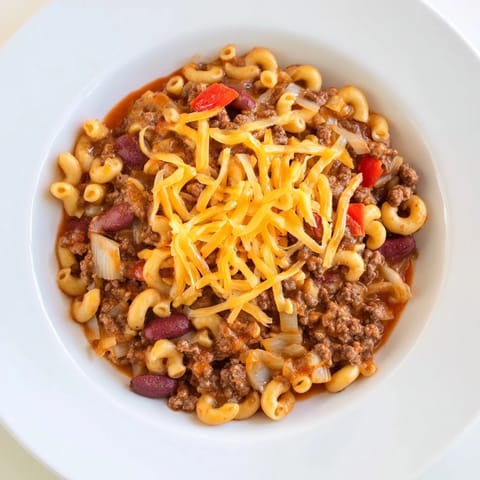 Cheeseburger Chili Mac