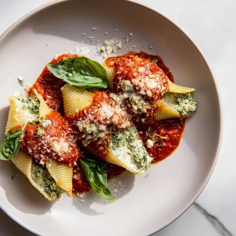 Pesto Ricotta Stuffed Shells