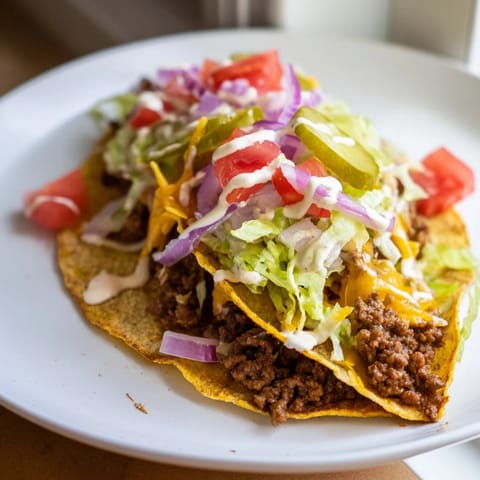 Viral Cheeseburger Tacos