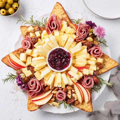 Star-Shaped Appetizer Board
