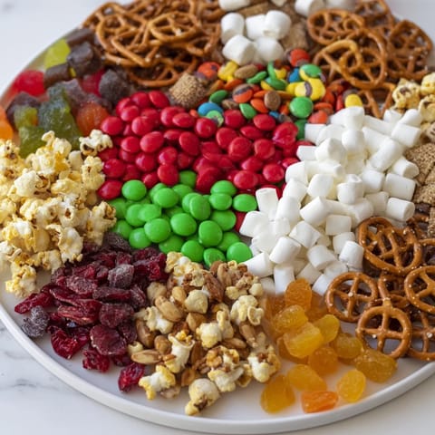 Elf Snack Trail Mix Board