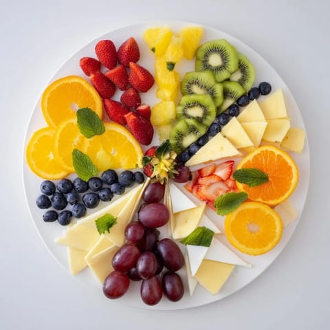Kaleidoscope Circle Fruit Cheese