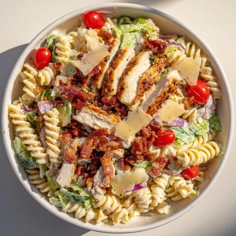 Chicken Caesar Pasta Salad