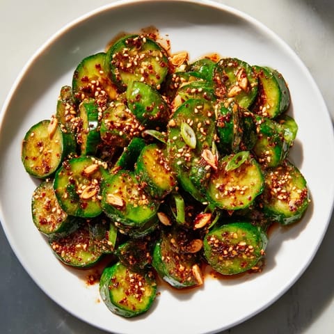 Shake Shake Garlic Cucumbers