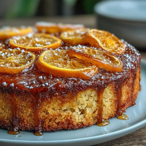 Candied Orange Olive Oil Cake