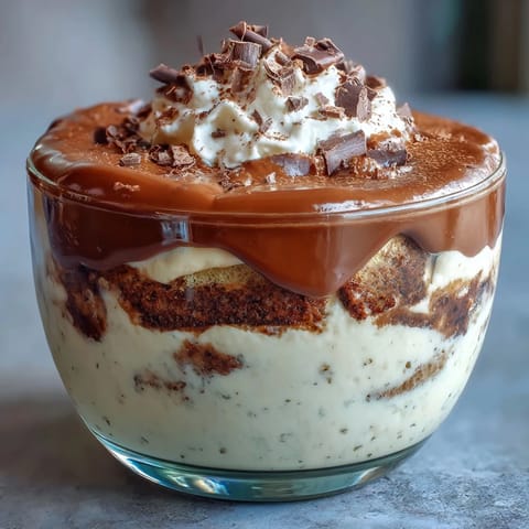 Vanilla Bean Frappuccino Tiramisu Cups with creamy mascarpone and espresso-soaked ladyfingers, perfect for coffee dessert lovers.