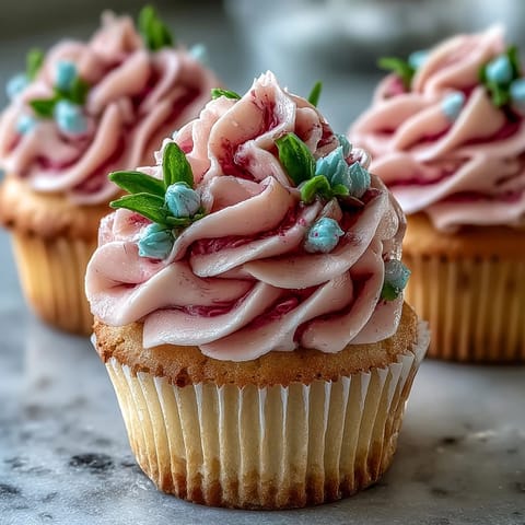 Baby in Bloom Cupcakes Buttercream
