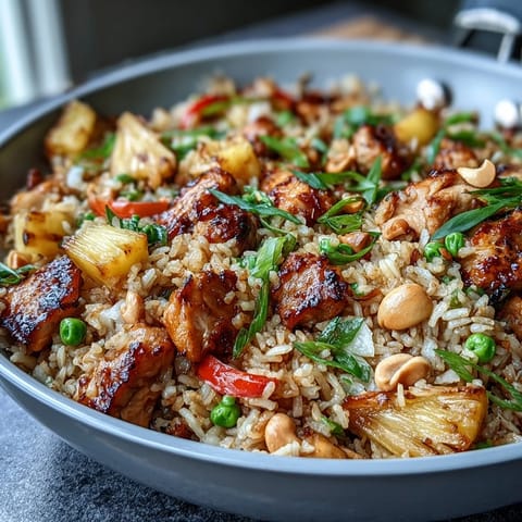 Hawaiian Pineapple Chicken Fried