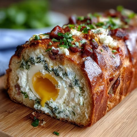 Easter Savory Pie Ham Eggs