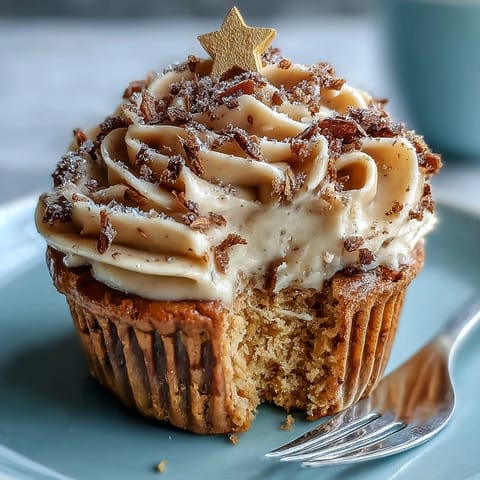 Taurus birthday cupcakes with terracotta buttercream frosting, perfect for celebrating Taurus season with rich vanilla flavor.
