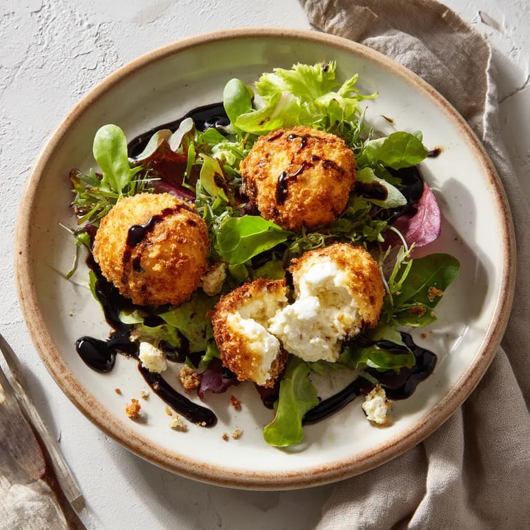 A plate of food with a sauce on it.