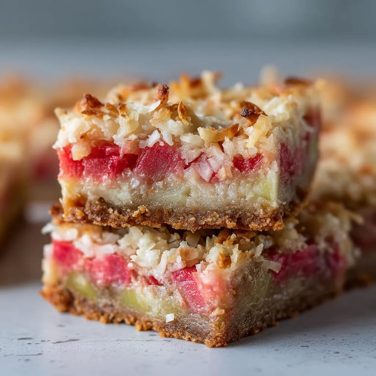 A slice of cake with a red fruit topping.