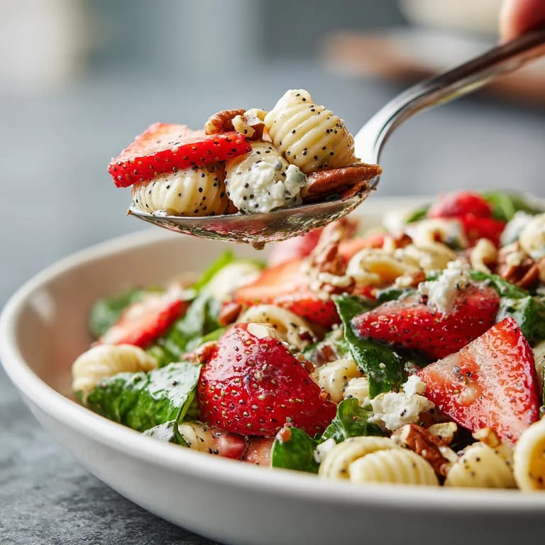 A spoon is scooping food from a bowl.